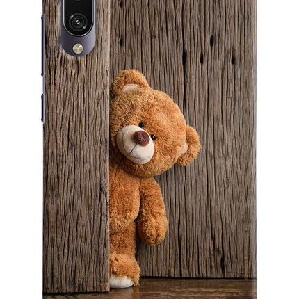 Teddy Wooden Mi A3 Hard Case Back Cover by Casekaro