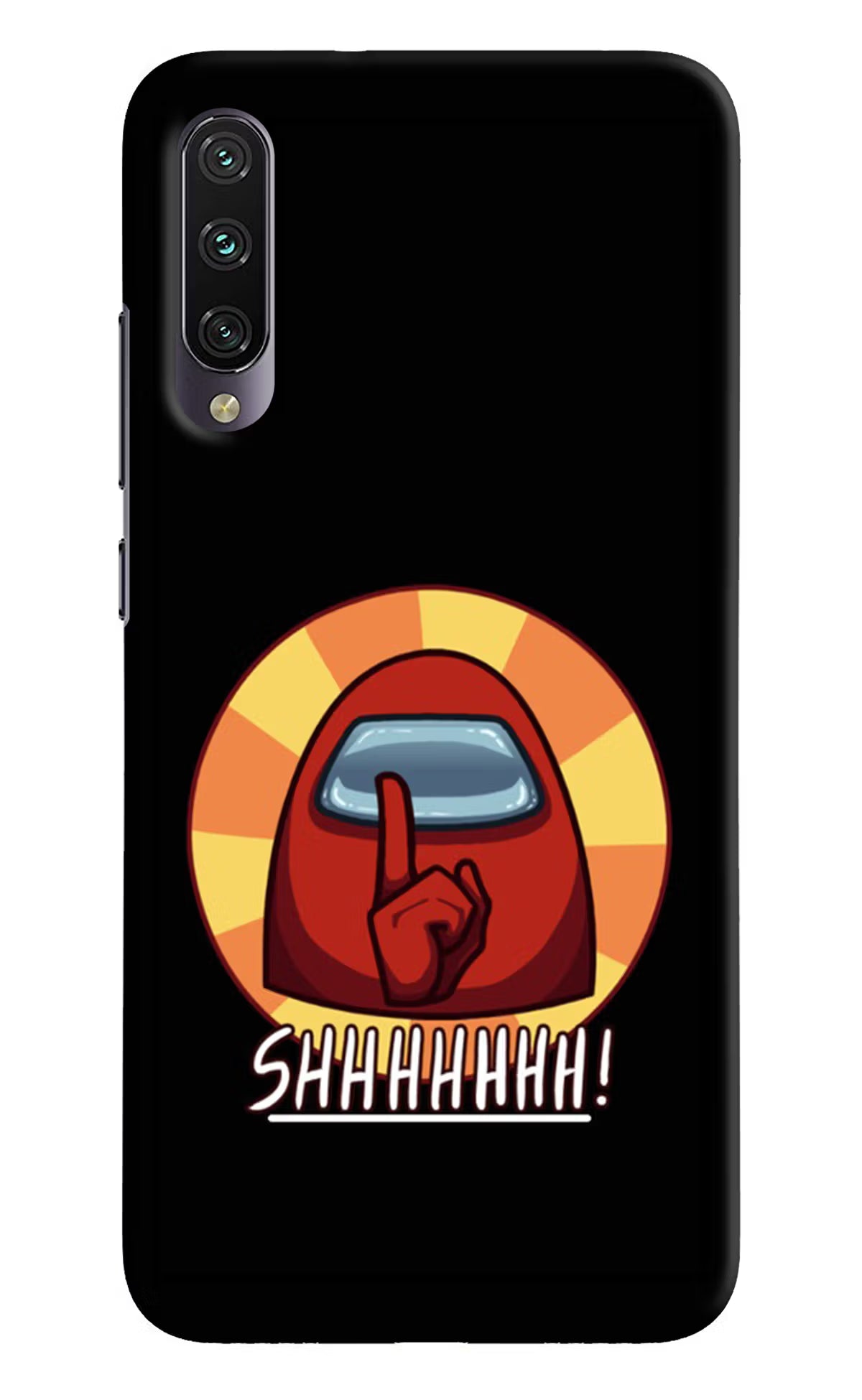 Among Us Shhh! Mi A3 Hard Case Back Cover by Casekaro