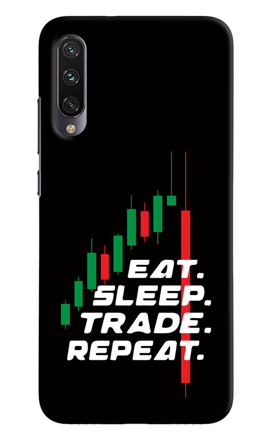 Eat Sleep Trade Repeat Mi A3 Hard Case Back Cover by Casekaro