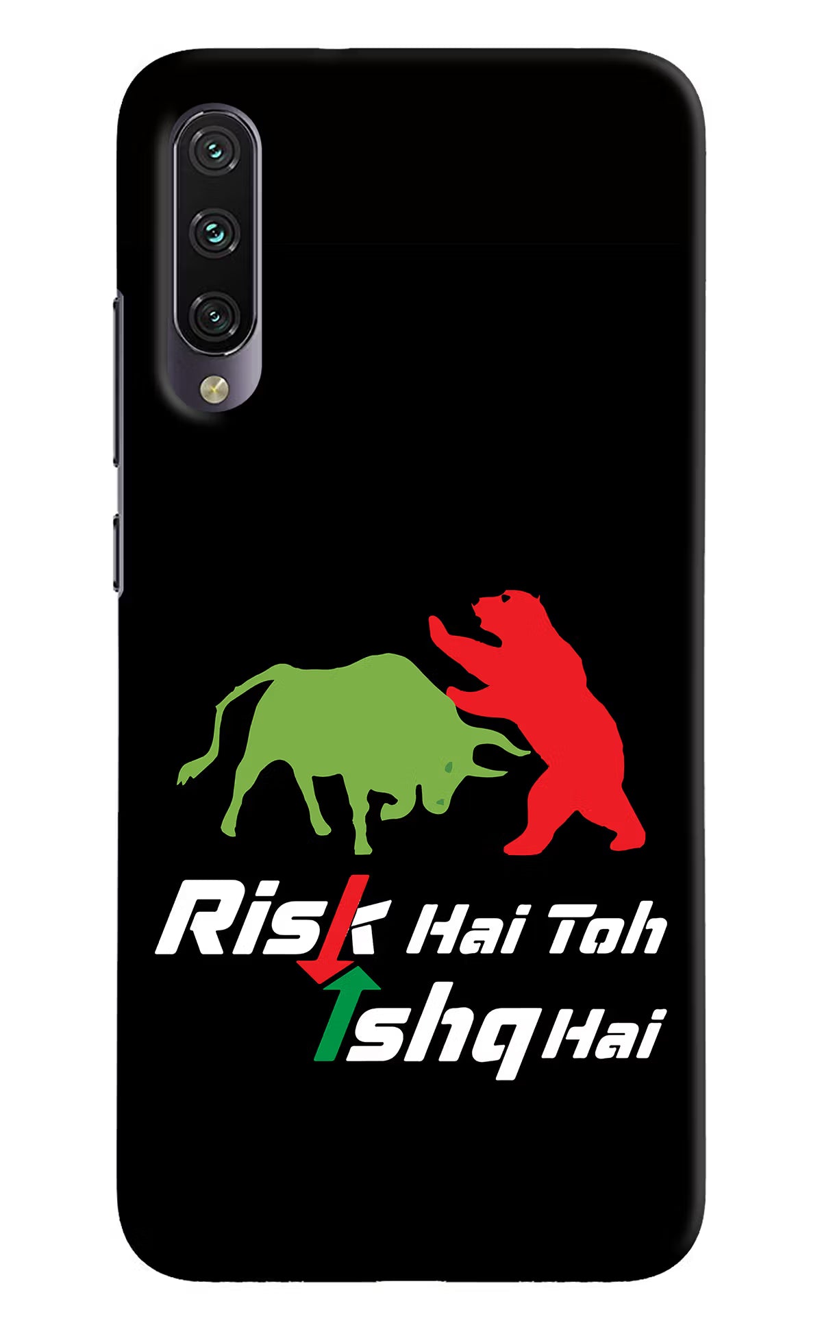 Risk Hai Toh Ishq Hai Mi A3 Hard Case Back Cover by Casekaro