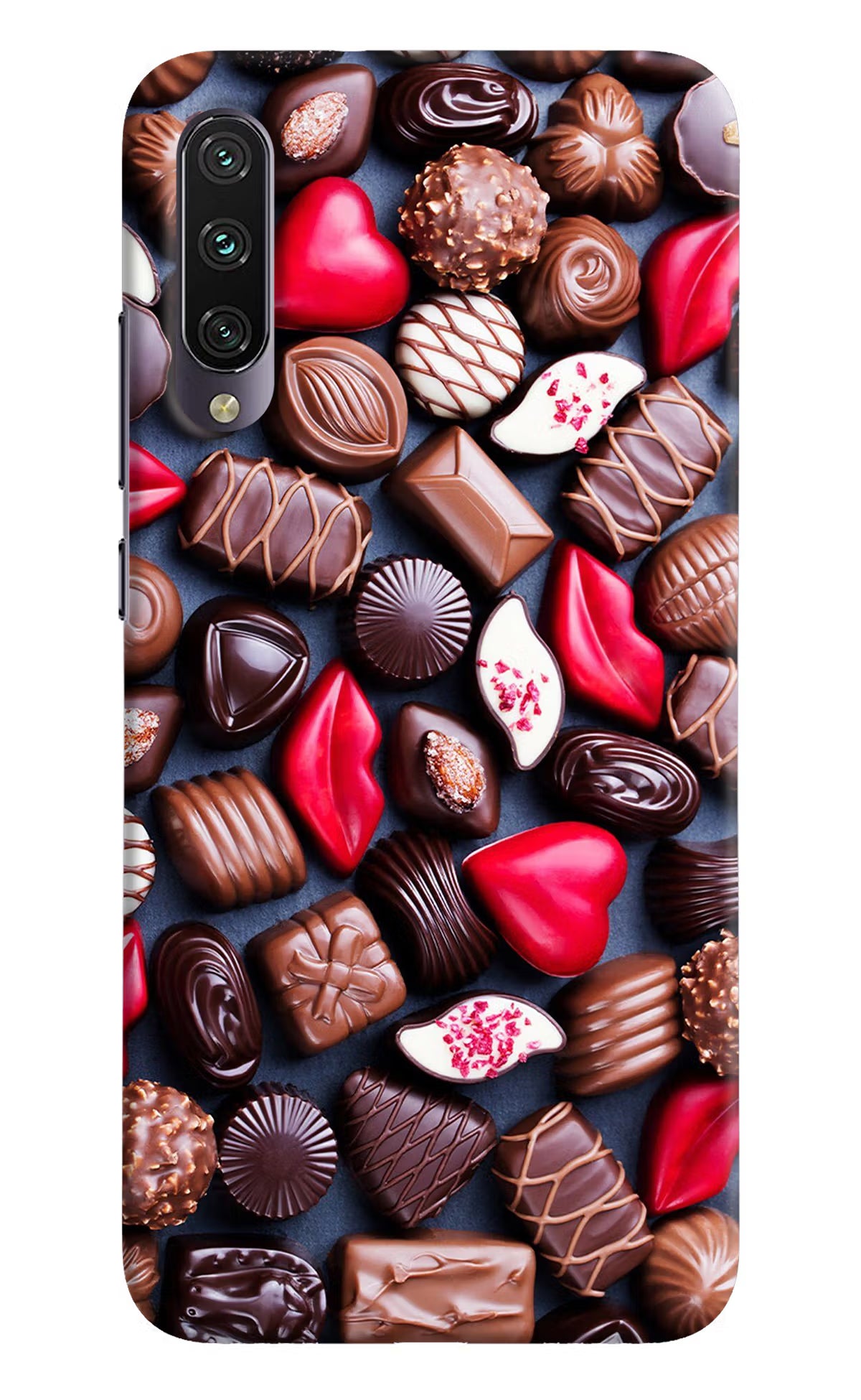 Chocolates Mi A3 Hard Case Back Cover by Casekaro
