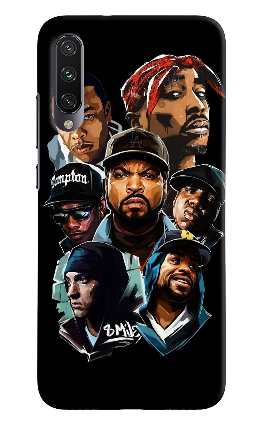 Rappers Mi A3 Back Cover, Hard case