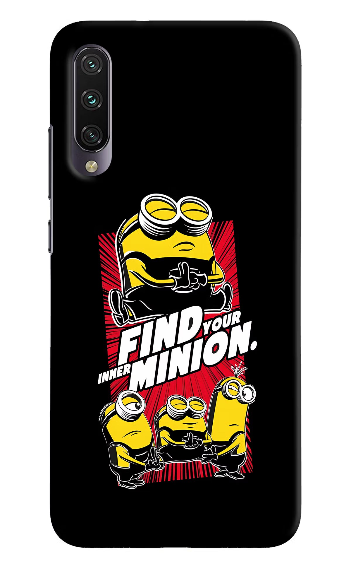 Find your inner Minion Mi A3 Hard Case Back Cover by Casekaro