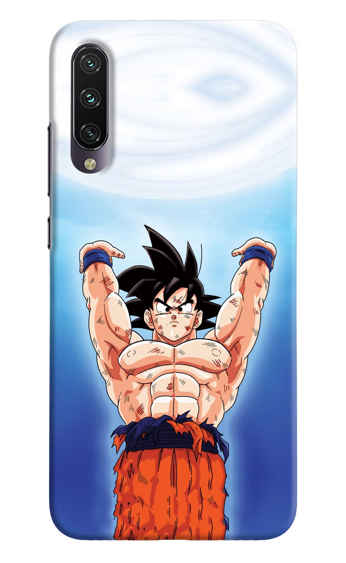 Goku Power Mi A3 Hard Case Back Cover by Casekaro