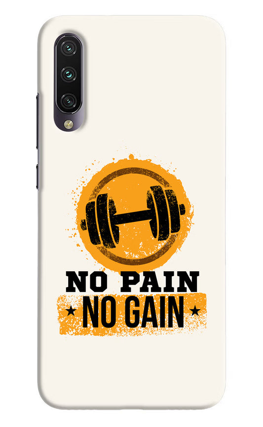 No Pain No Gain Mi A3 Hard Case Back Cover by Casekaro