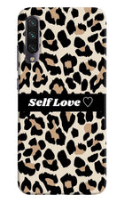 Leopard Print Self Love Mi A3 Hard Case Back Cover by Casekaro
