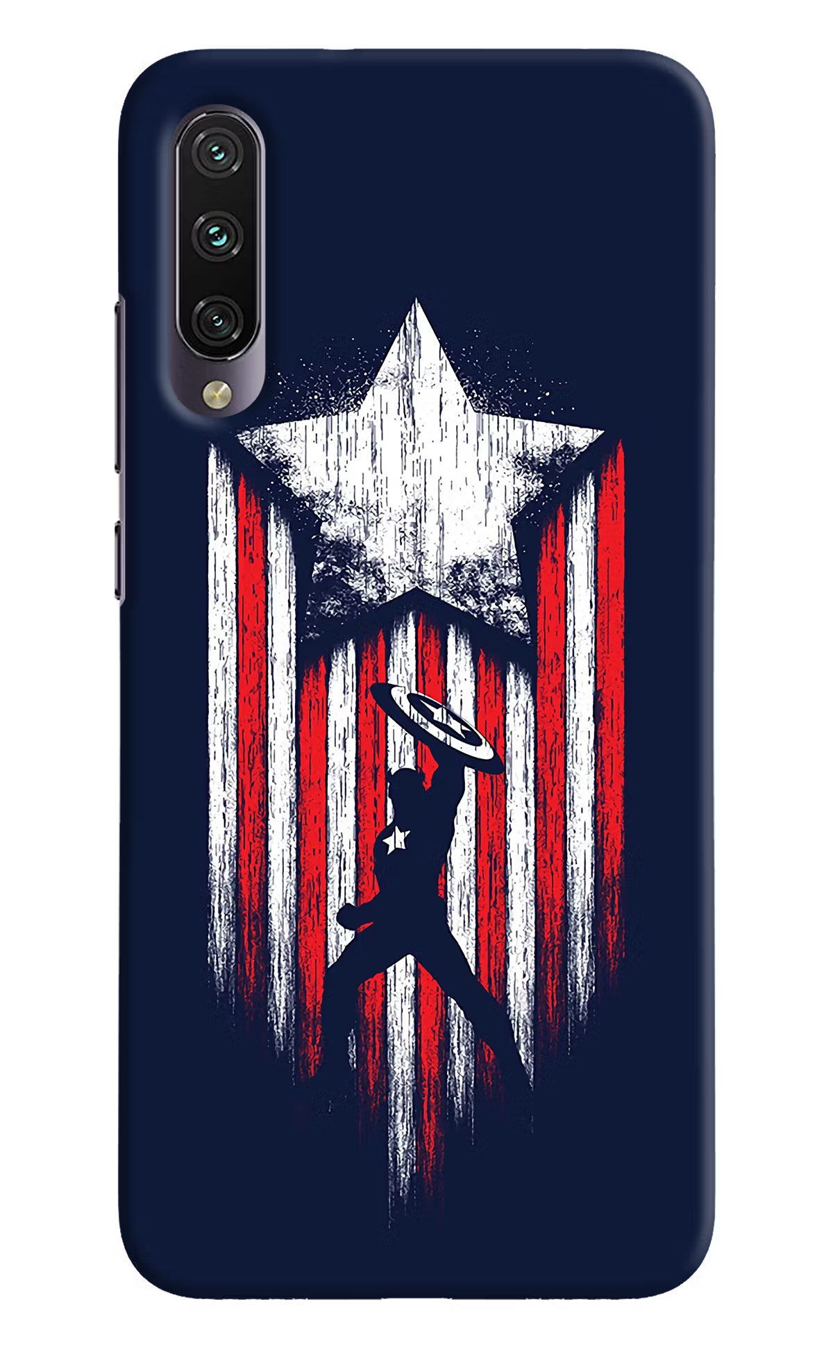 Captain America Marvel Art Mi A3 Hard Case Back Cover by Casekaro