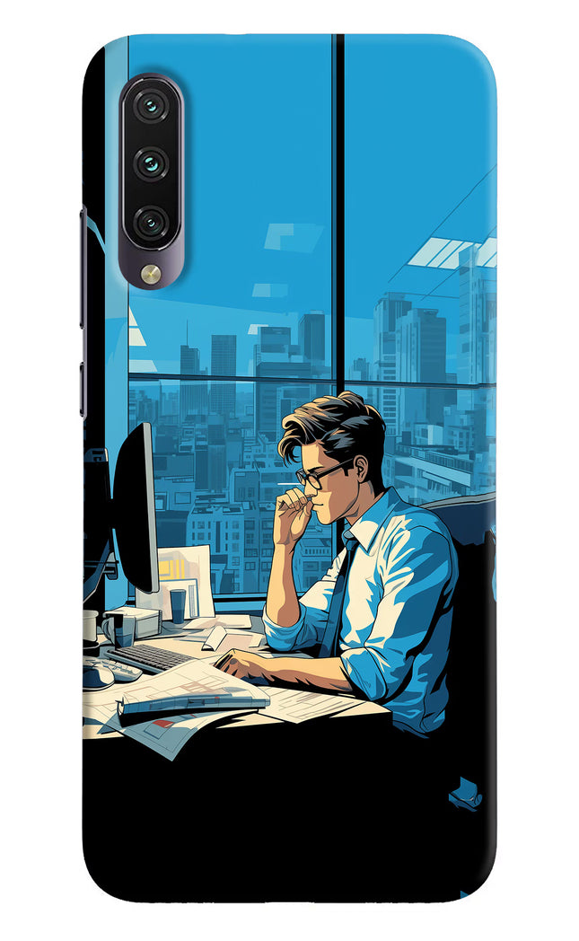 Focused Hustler (AI Generated) Mi A3 Hard Case Back Cover by Casekaro