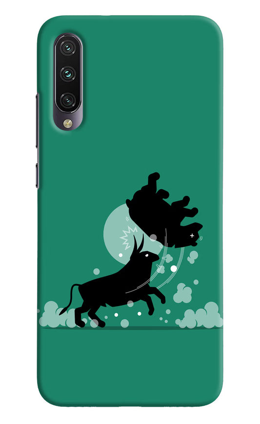 Bull Conqueror Mi A3 Hard Case Back Cover by Casekaro