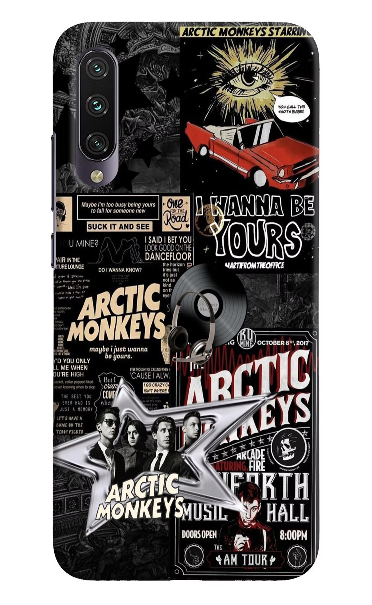 Arctic Monkeys Mi A3 Hard Case Back Cover by Casekaro