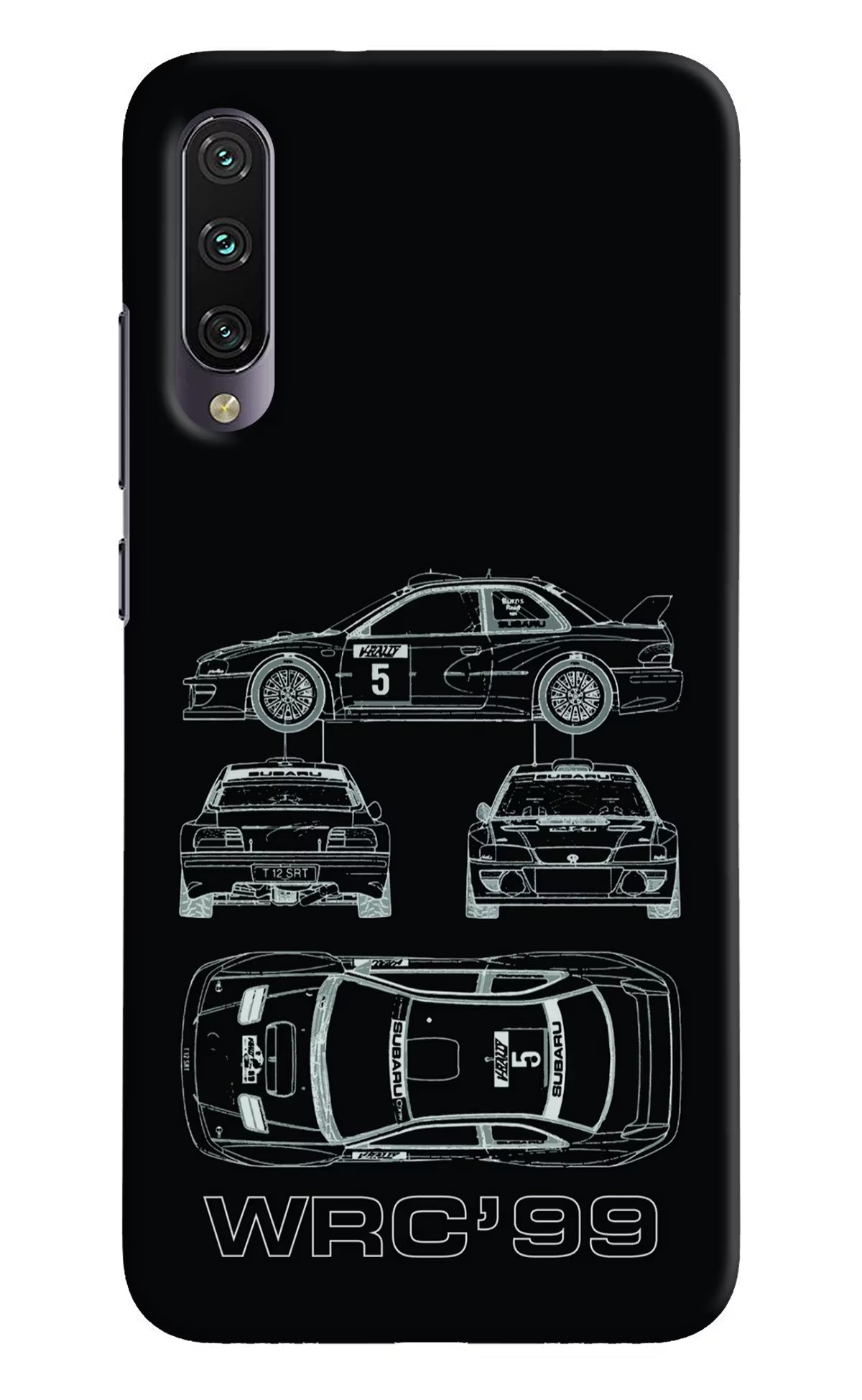 WRC'99 Mi A3 Hard Case Back Cover by Casekaro