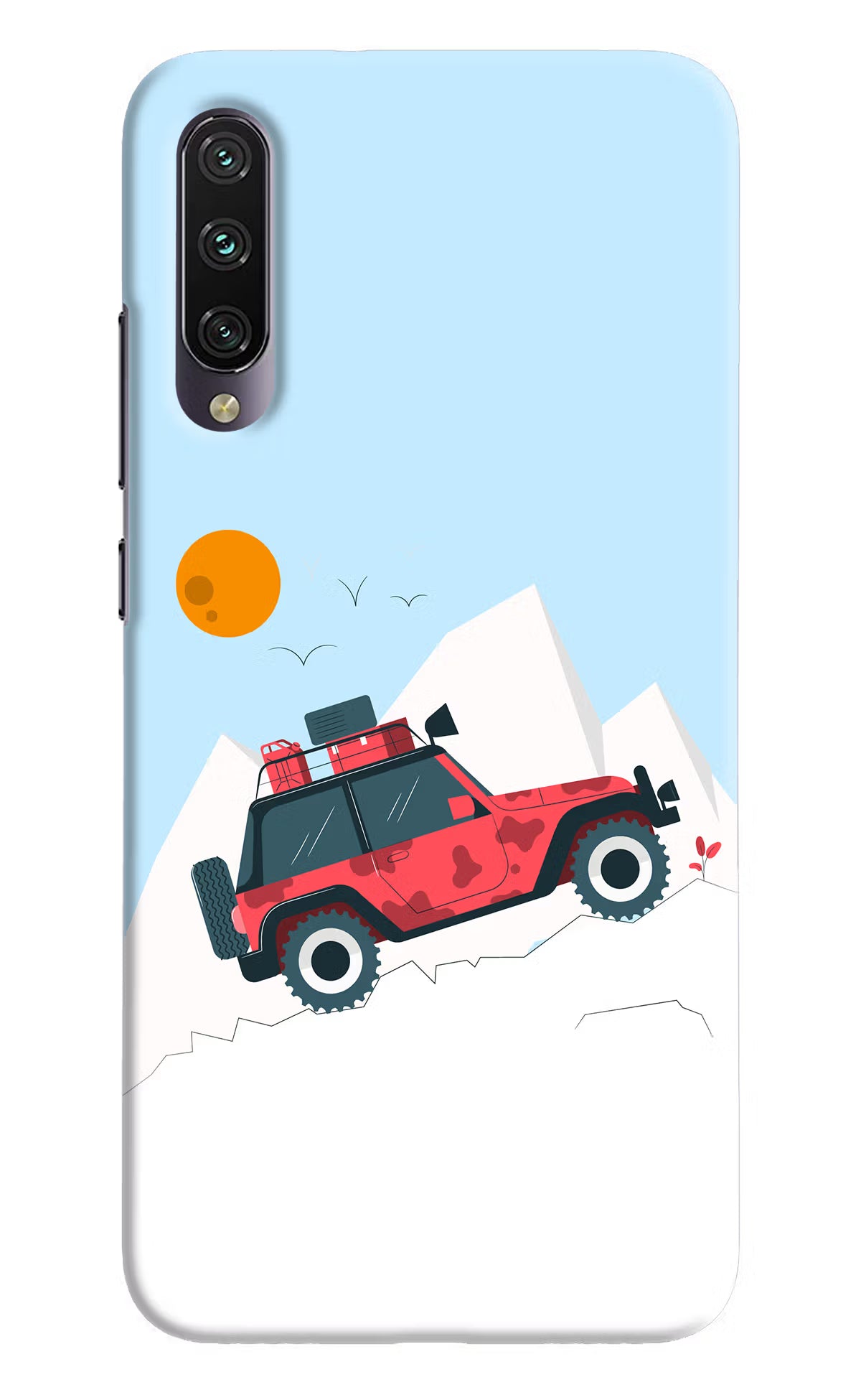 Mountain Trail Beast Mi A3 Hard Case Back Cover by Casekaro