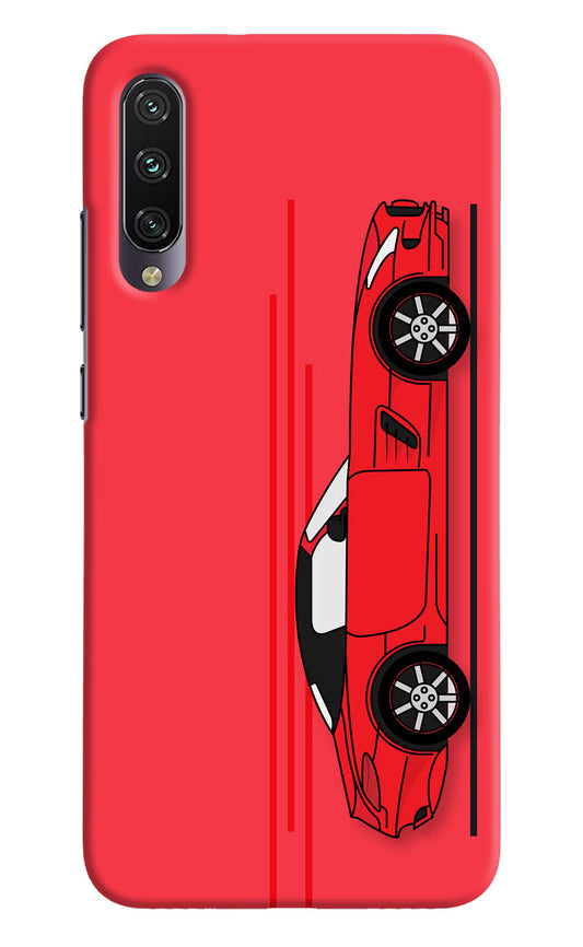 Red Velocity Mi A3 Hard Case Back Cover by Casekaro