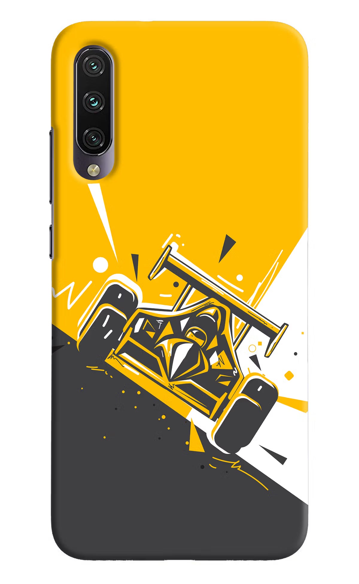 Track King Mi A3 Hard Case Back Cover by Casekaro