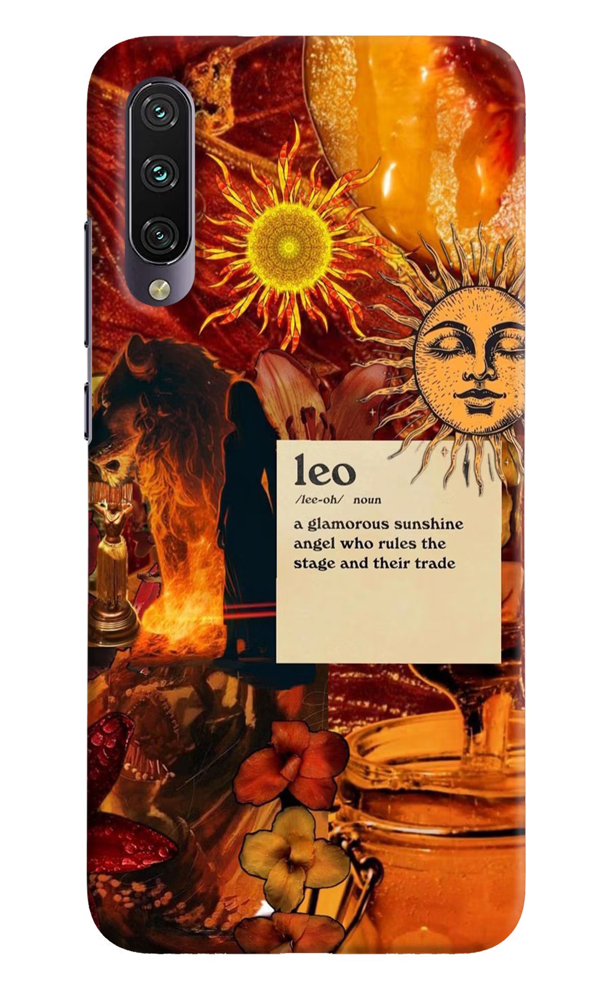 Leo Zodiac Mi A3 Hard Case Back Cover by Casekaro