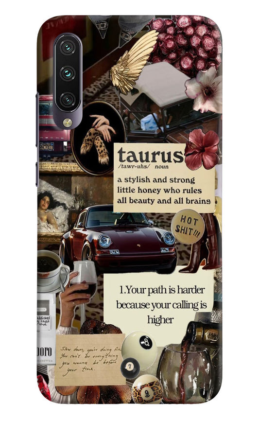 Taurus Zodiac Mi A3 Hard Case Back Cover by Casekaro