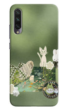 Aesthetic anime Mi A3 Hard Case Back Cover by Casekaro