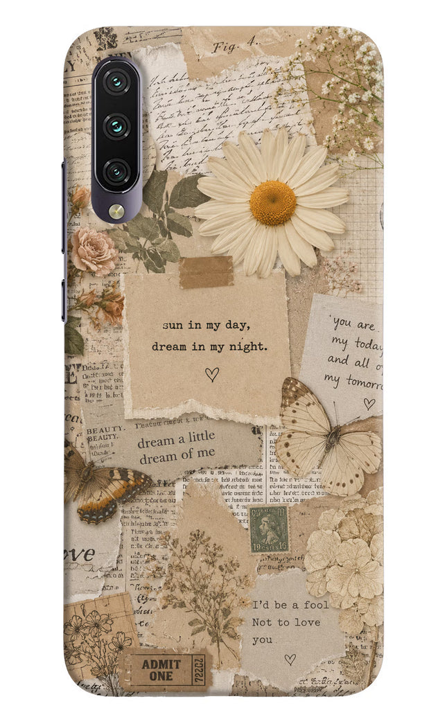 Vintage case Mi A3 Hard Case Back Cover by Casekaro