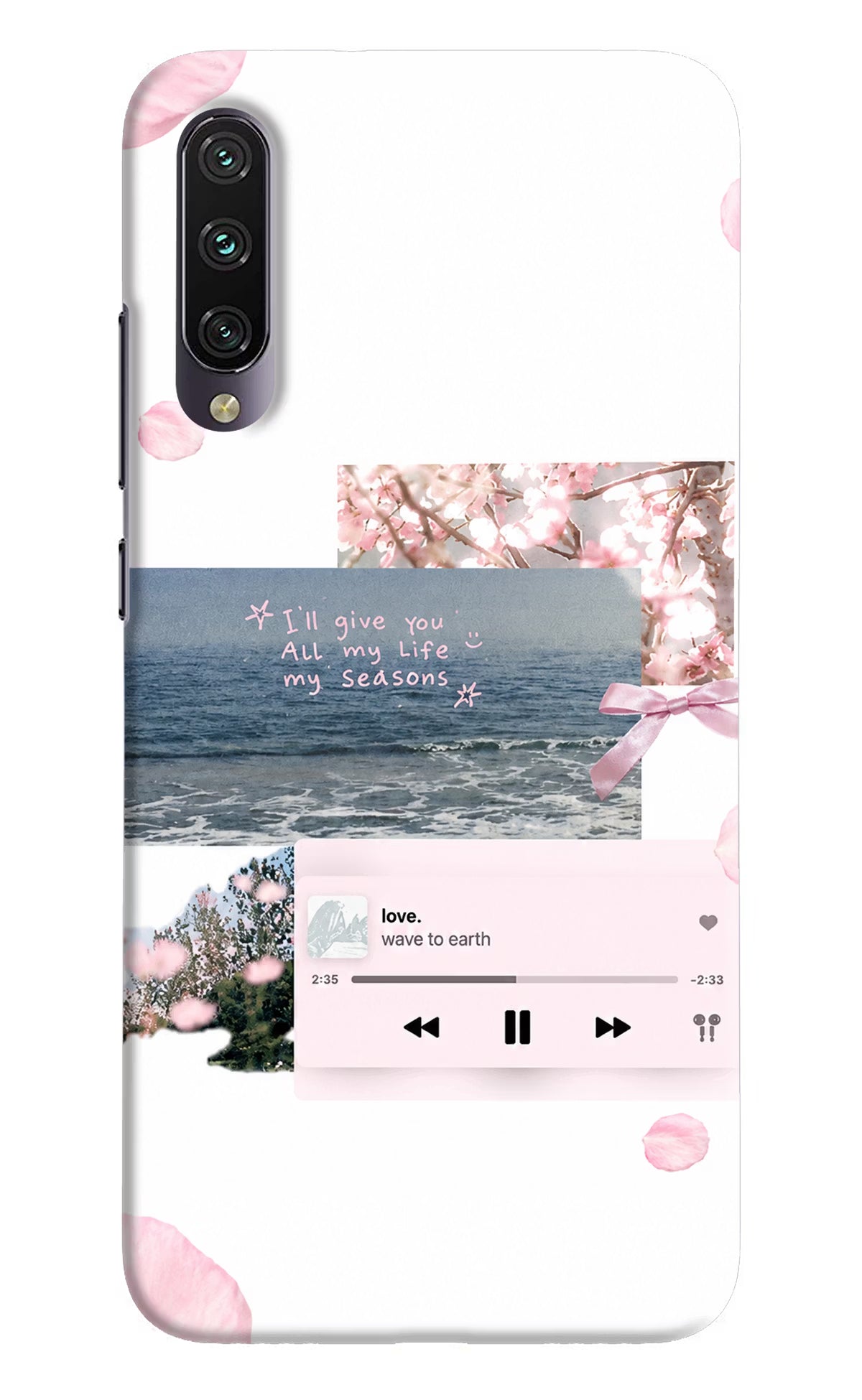 Wave to earth Mi A3 Back Cover