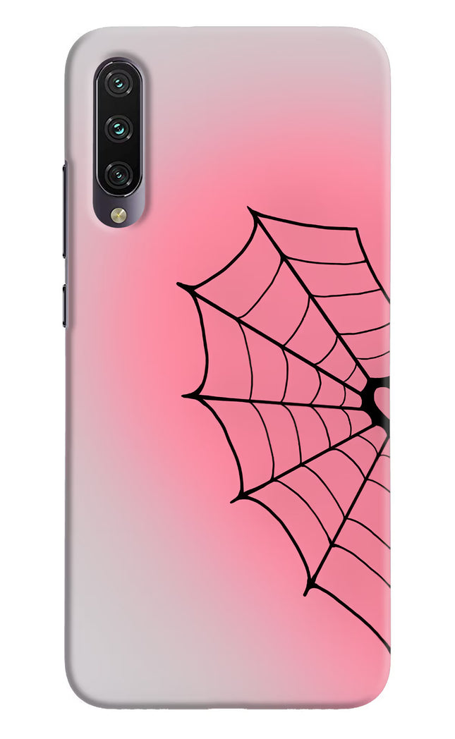 Pink Web Mi A3 Hard Case Back Cover by Casekaro
