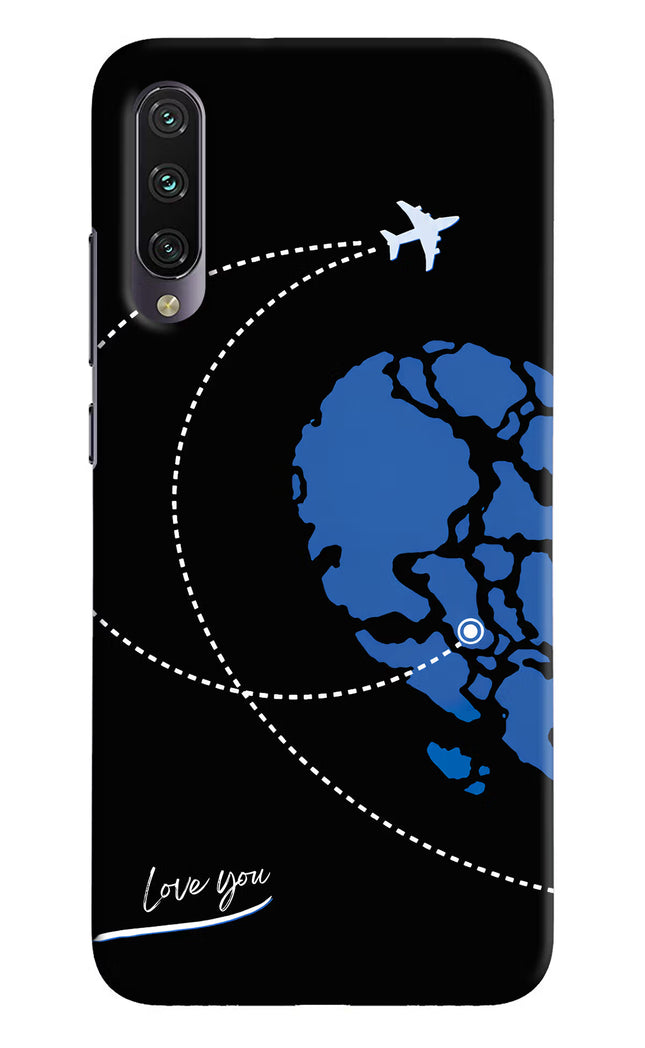 Love Orbit Mi A3 Hard Case Back Cover by Casekaro