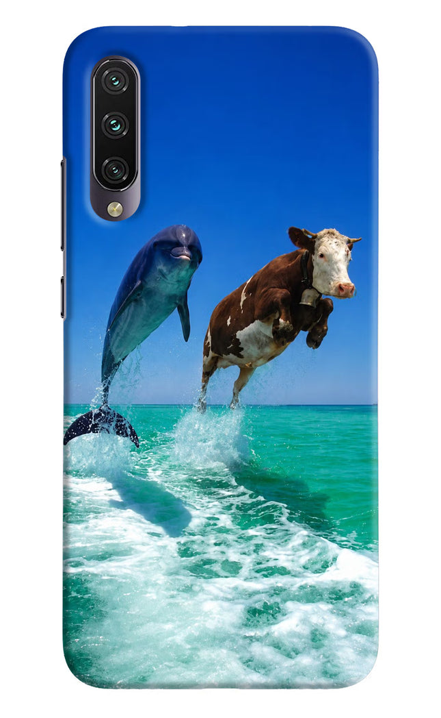 Dolphin vs Cow Mi A3 Hard Case Back Cover by Casekaro