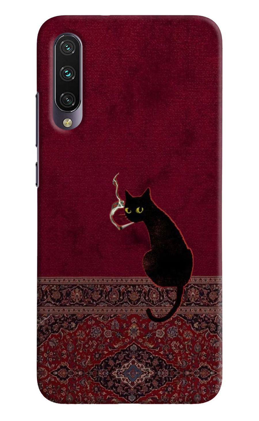 Midnight Cat Mi A3 Back Cover, Hard case