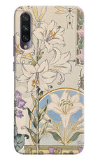 White Lily Mi A3 Hard Case Back Cover by Casekaro