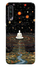 Space Monk Mi A3 Hard Case Back Cover by Casekaro