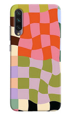 Wavy Grid Mi A3 Hard Case Back Cover by Casekaro