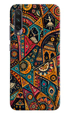 Folk Print Mi A3 Back Cover