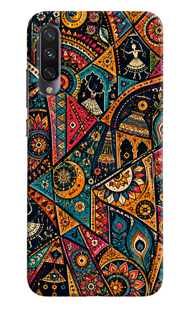 Folk Print Mi A3 Hard Case Back Cover by Casekaro