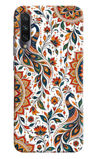 White Mayura Mi A3 Back Cover