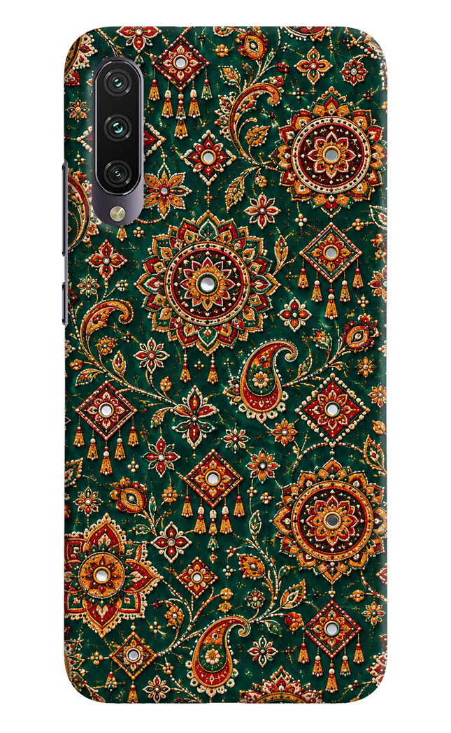 Green Pataka Mi A3 Hard Case Back Cover by Casekaro