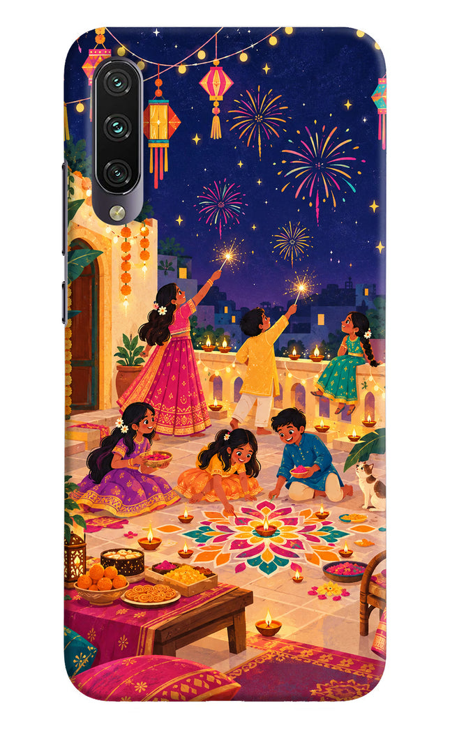 Diwali Night Mi A3 Hard Case Back Cover by Casekaro