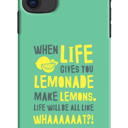 Quote iPhone 11 Hard Case Back Cover by Casekaro