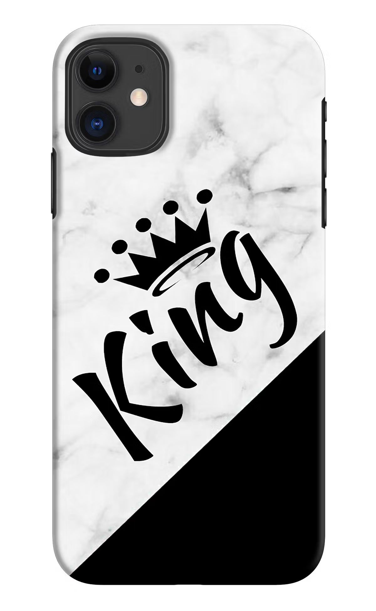 King iPhone 11 Hard Case Back Cover by Casekaro