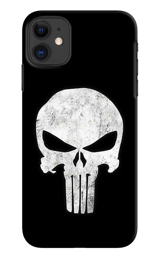 Punisher Skull iPhone 11 Hard Case Back Cover by Casekaro