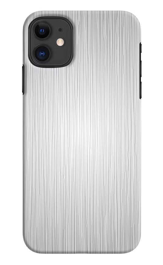 Wooden Grey Texture iPhone 11 Hard Case Back Cover by Casekaro
