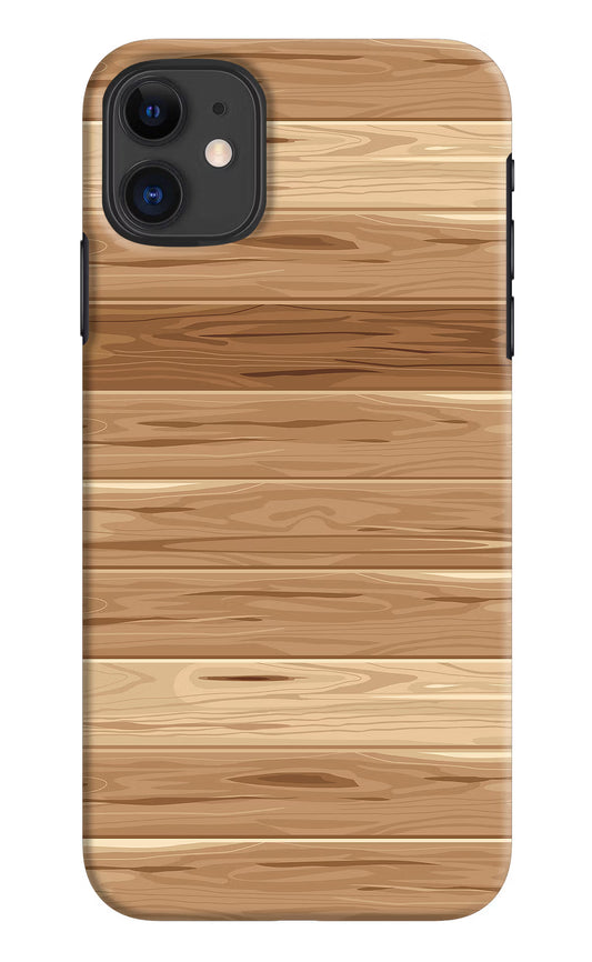 Wooden Vector iPhone 11 Hard Case Back Cover by Casekaro
