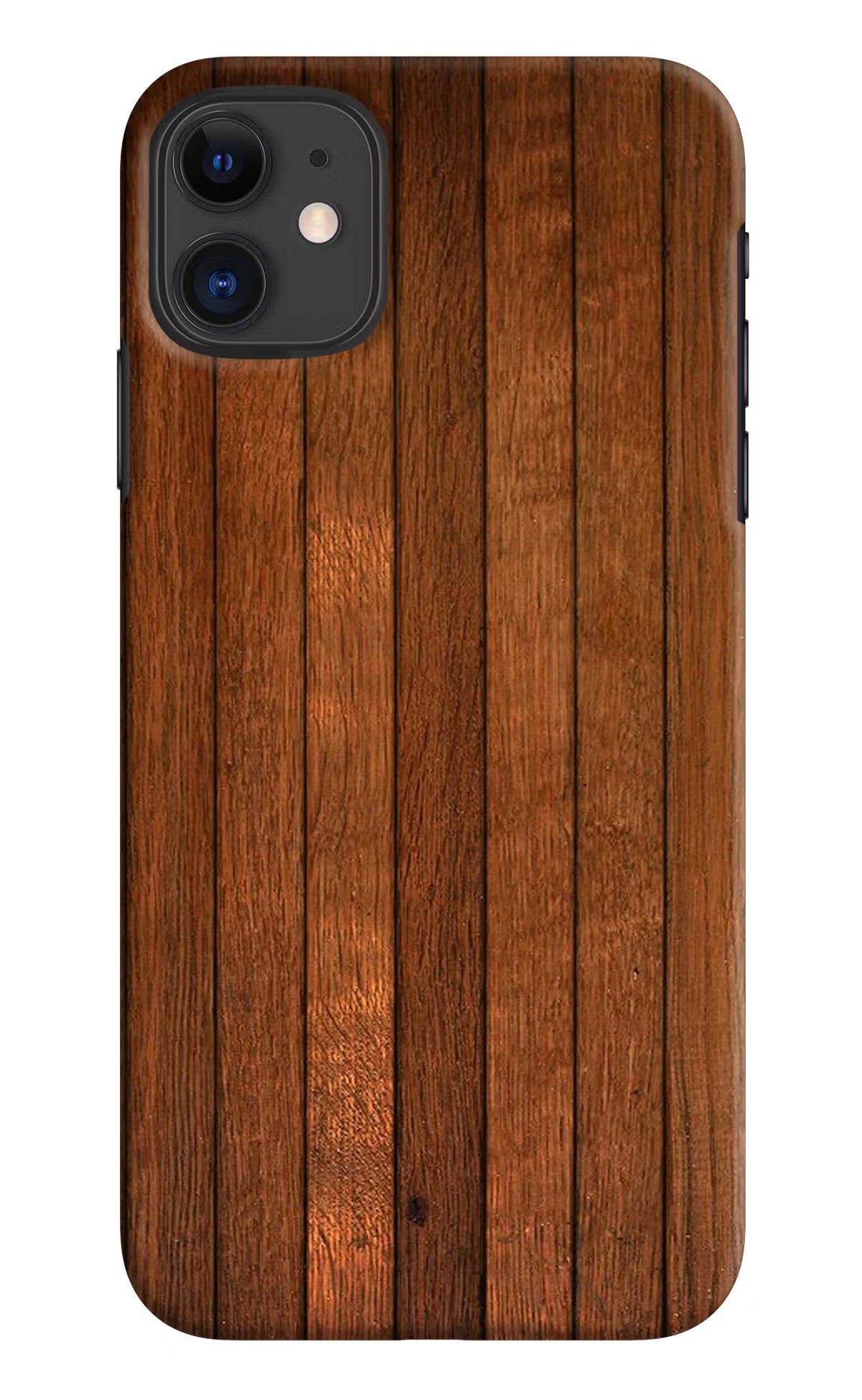 Wooden Artwork Bands iPhone 11 Hard Case Back Cover by Casekaro