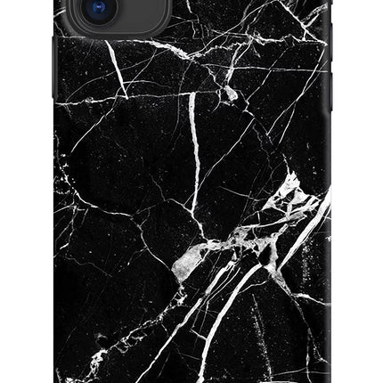 Black Marble Pattern iPhone 11 Hard Case Back Cover by Casekaro