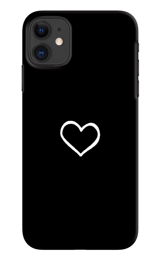 Heart iPhone 11 Hard Case Back Cover by Casekaro