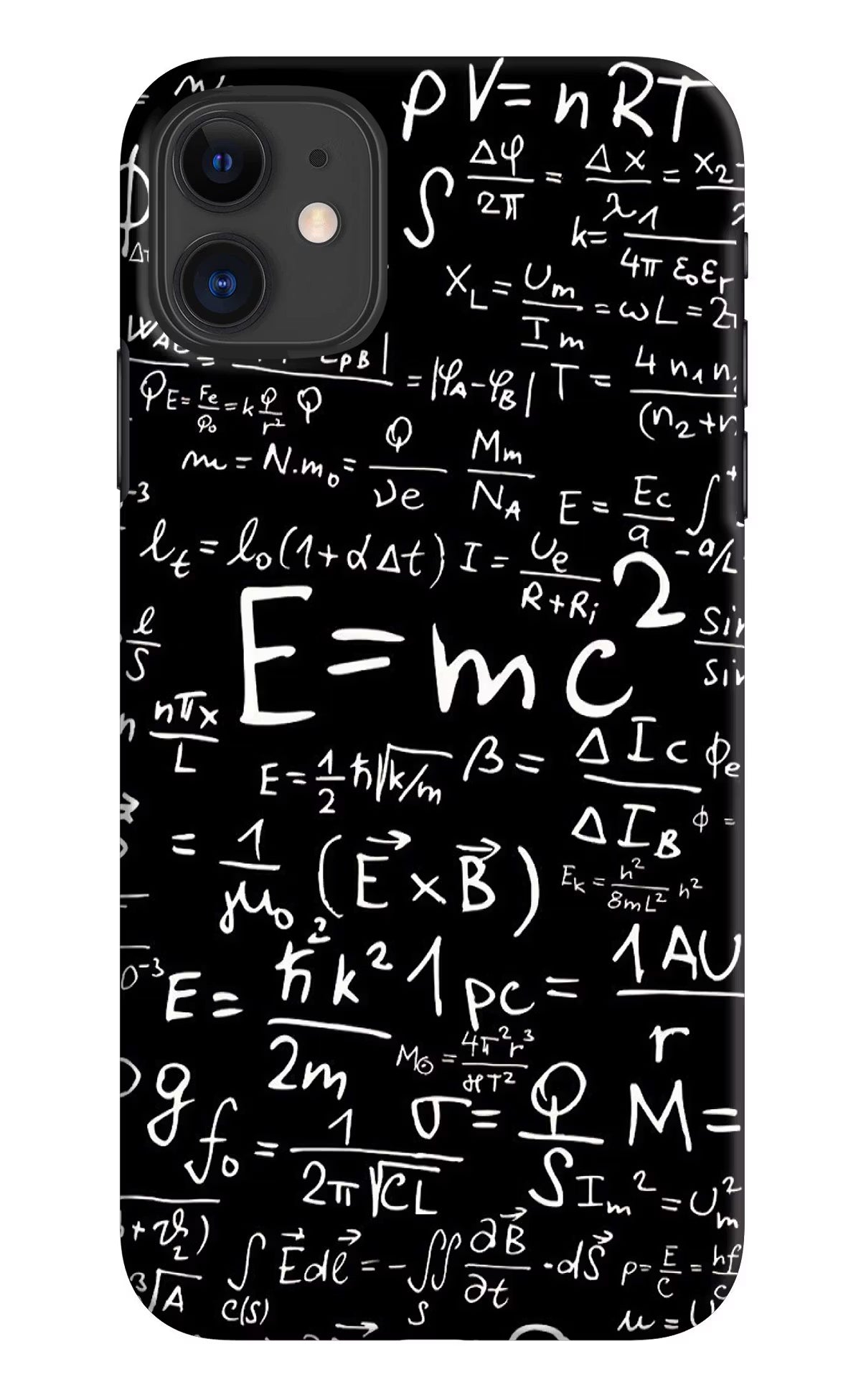 Physics Formula iPhone 11 Hard Case Back Cover by Casekaro