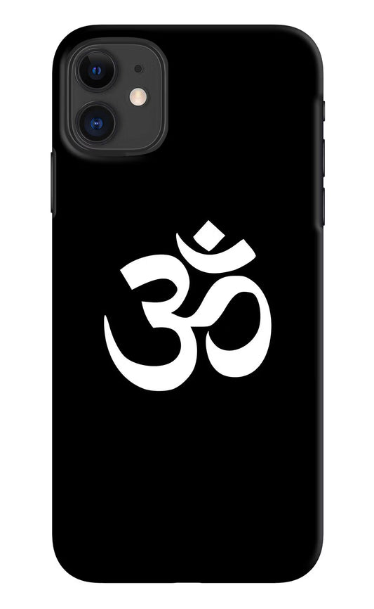 Om iPhone 11 Hard Case Back Cover by Casekaro