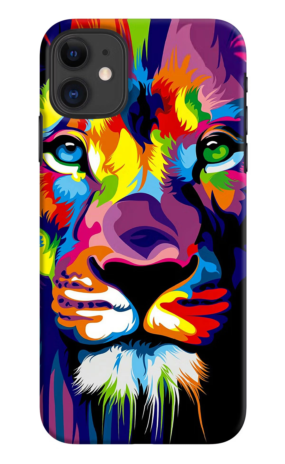 Lion iPhone 11 Hard Case Back Cover by Casekaro