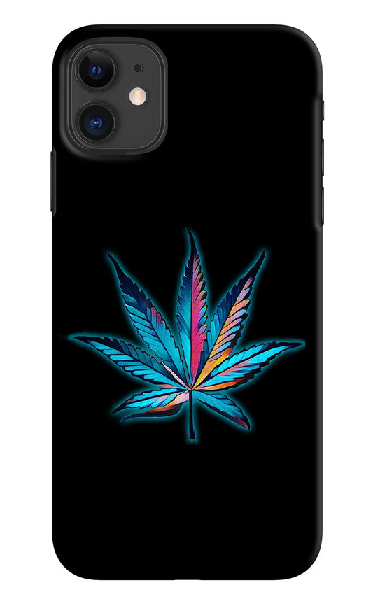 Weed iPhone 11 Hard Case Back Cover by Casekaro
