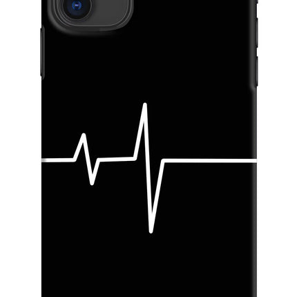 Heart Beats iPhone 11 Hard Case Back Cover by Casekaro