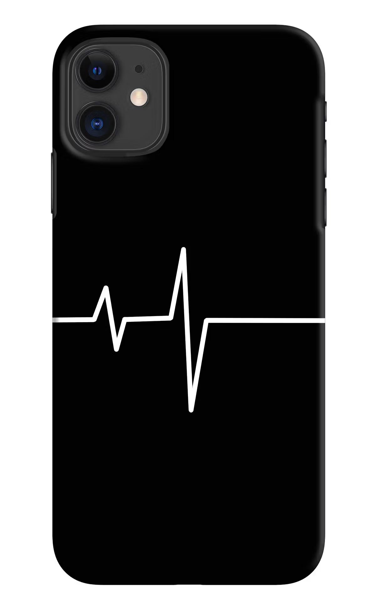 Heart Beats iPhone 11 Hard Case Back Cover by Casekaro