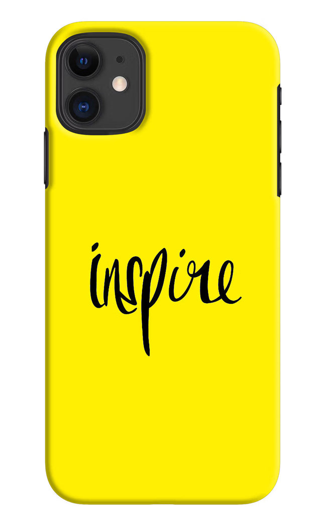 Inspire iPhone 11 Hard Case Back Cover by Casekaro